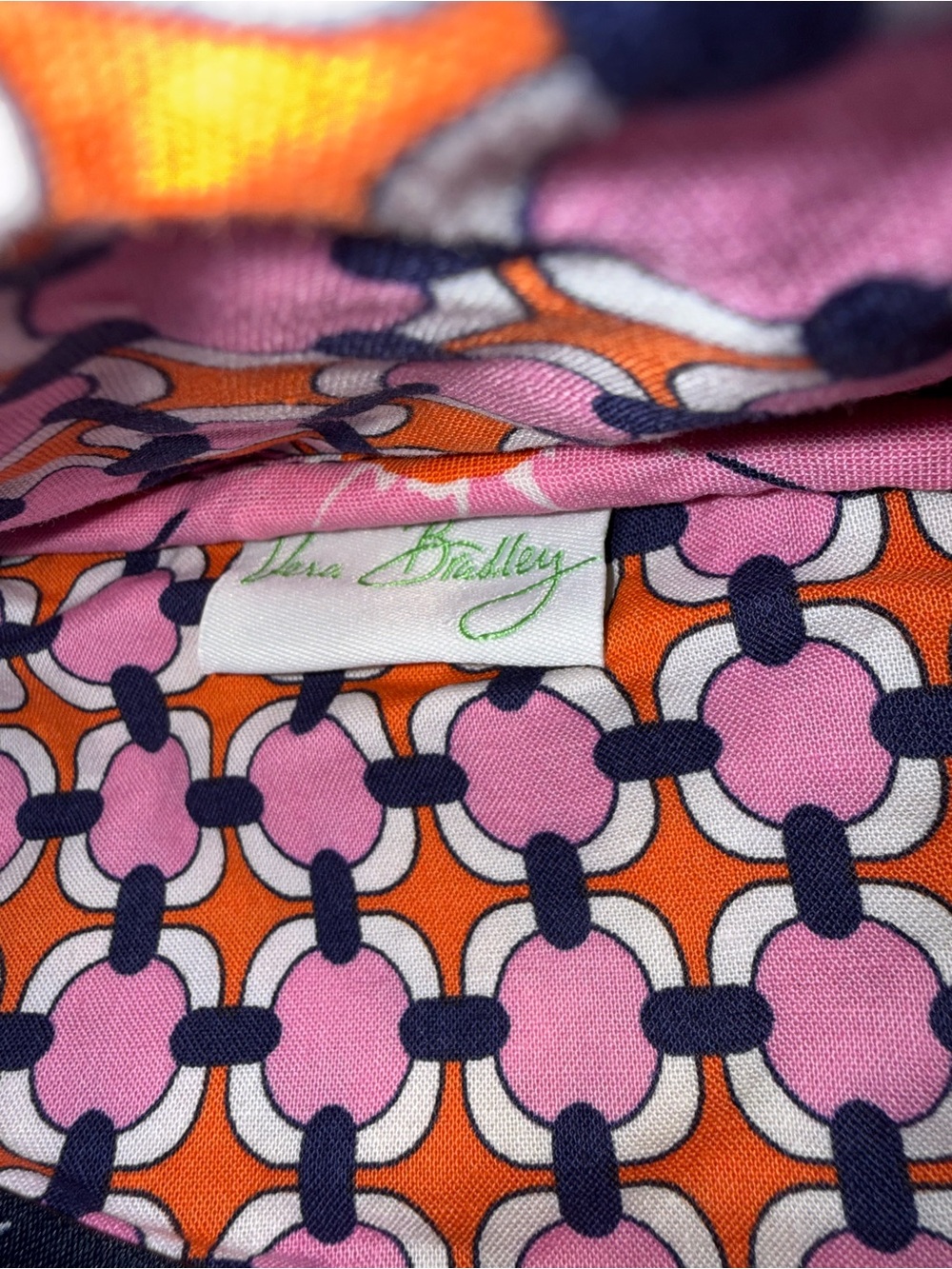 Vera Bradley Pink ‘She Loves Me’ Sunflower Quilted Shoulder Bag - Picture 4 of 7